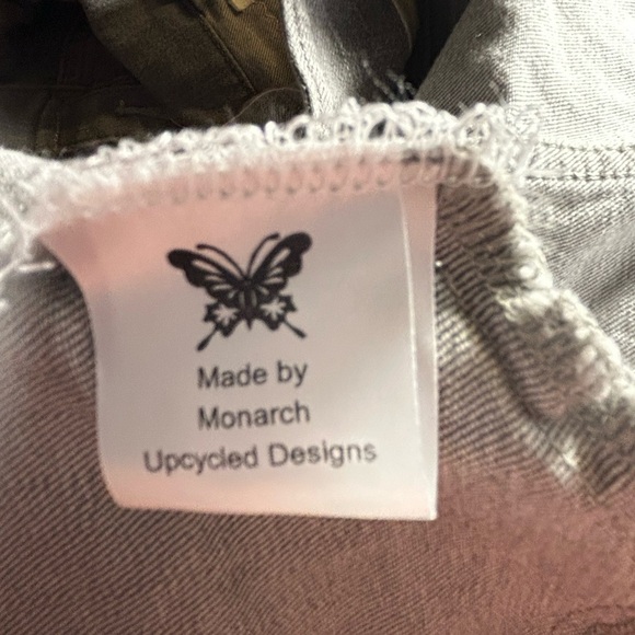 NWT UpCycled Nirvana Graphic Denim vest size Small - Picture 6 of 6